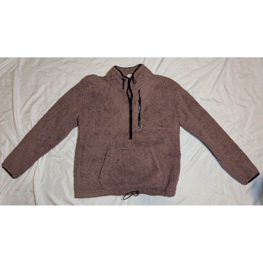 Pink Victoria's Secret Women's Sherpa Sweater Size Medium A Purple Type Color